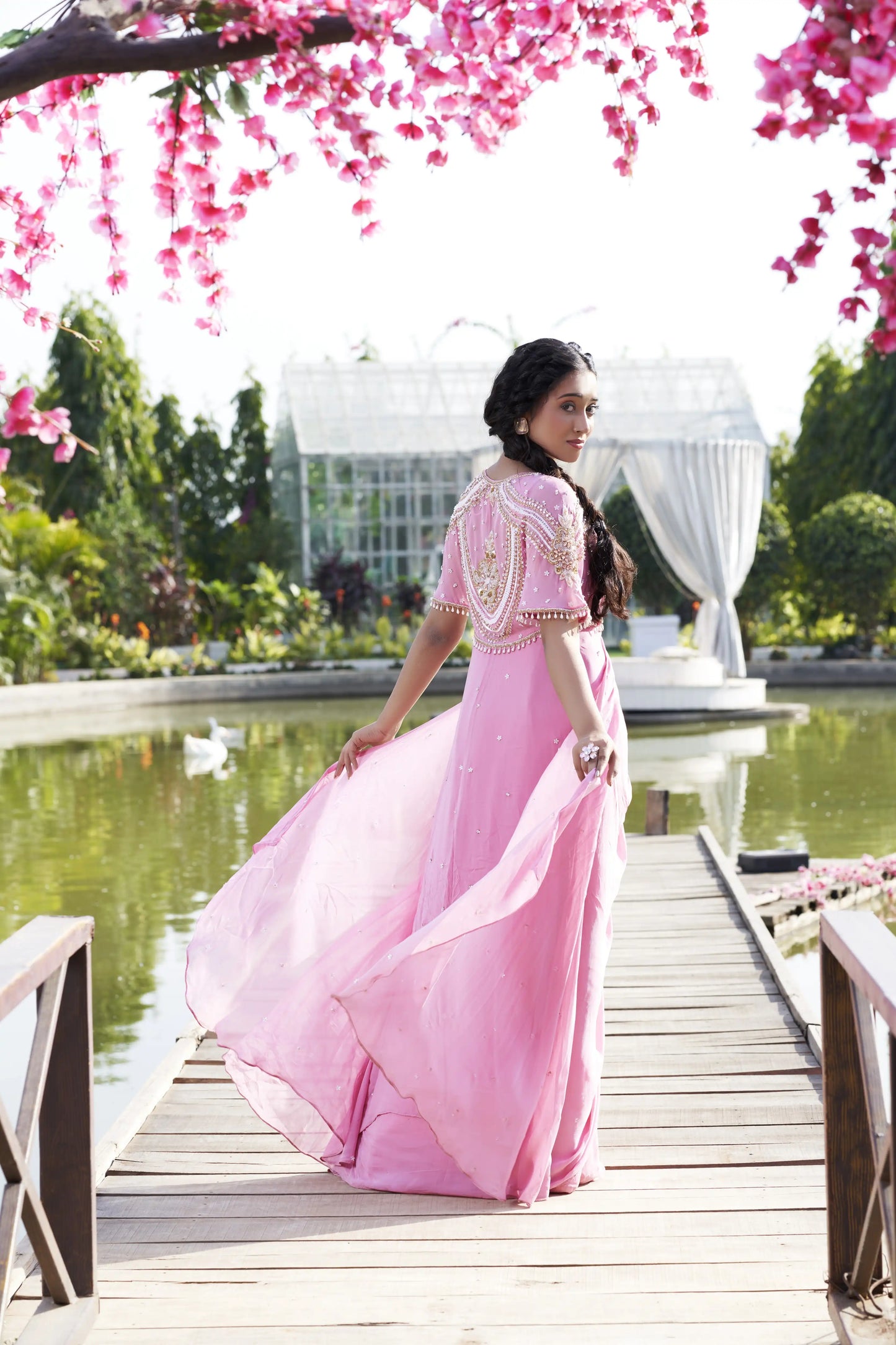 Glitter Dhoti Skirt