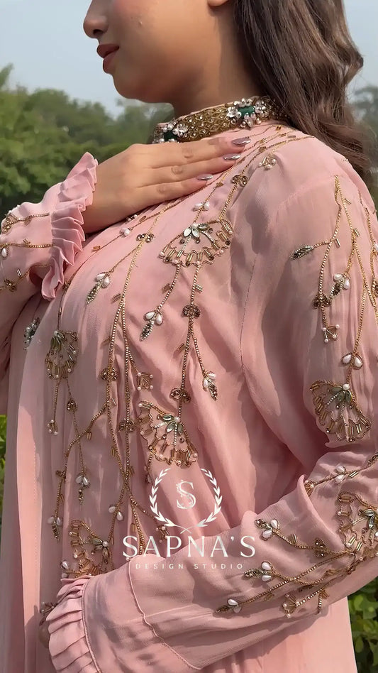 V Jacket Gown