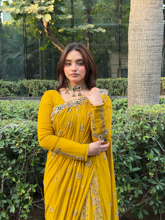 Emerald Empress Saree