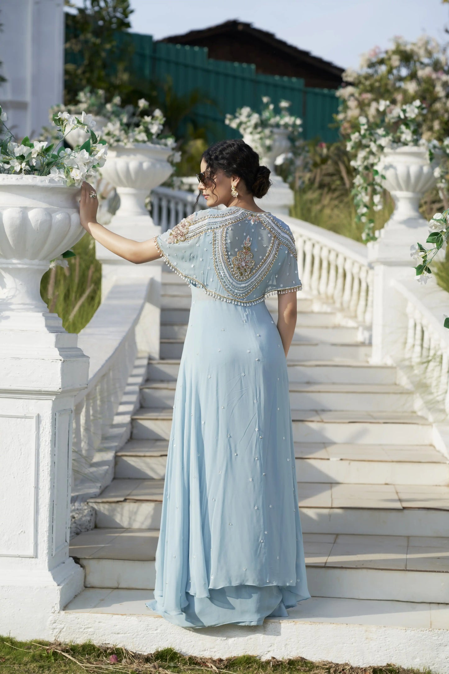Glitter Dhoti Skirt