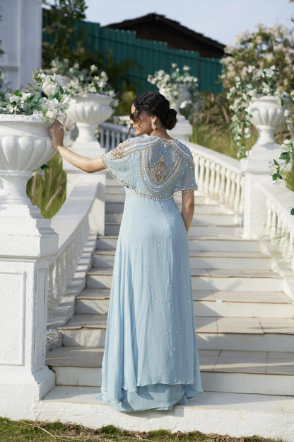Glitter Dhoti Skirt
