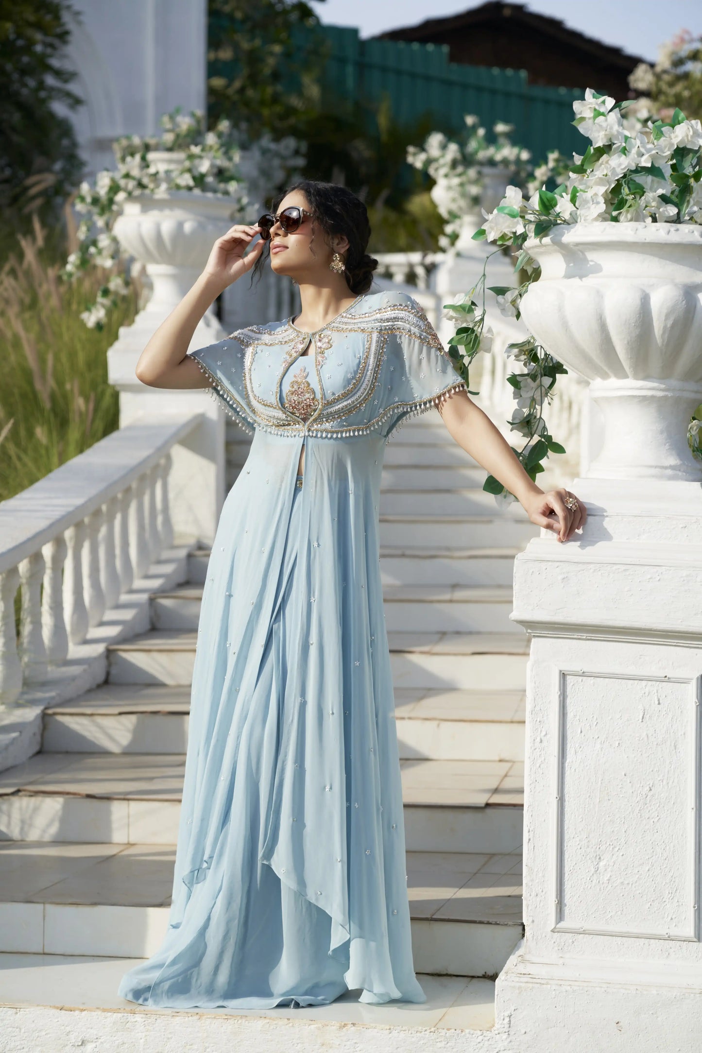 Glitter Dhoti Skirt