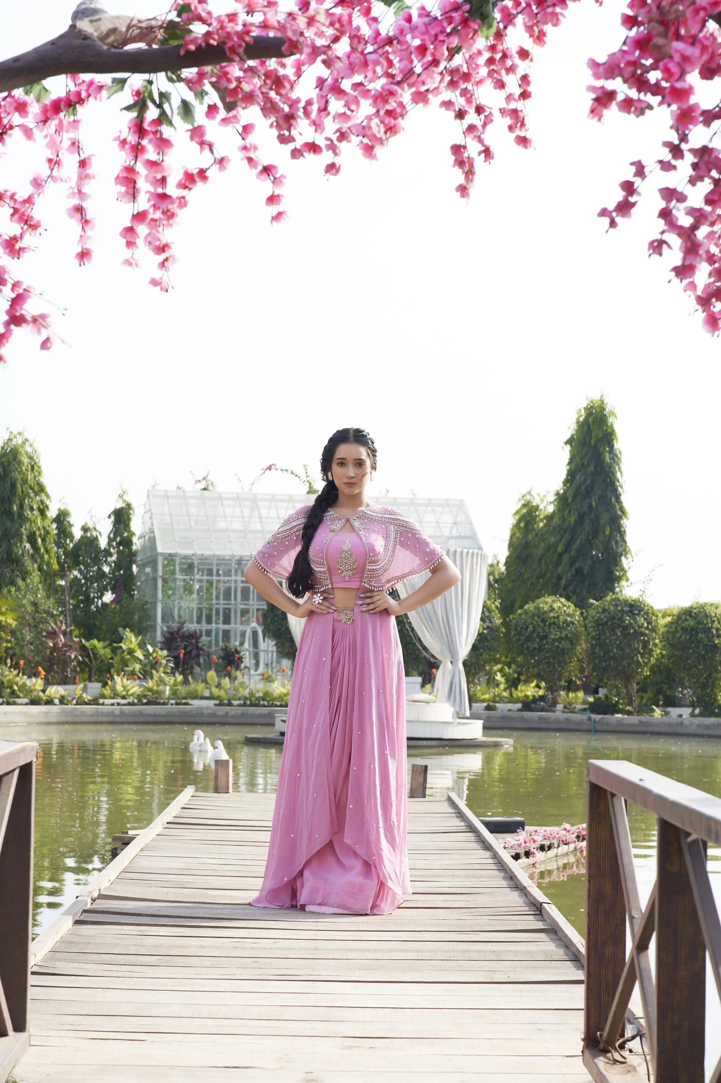 Glitter Dhoti Skirt