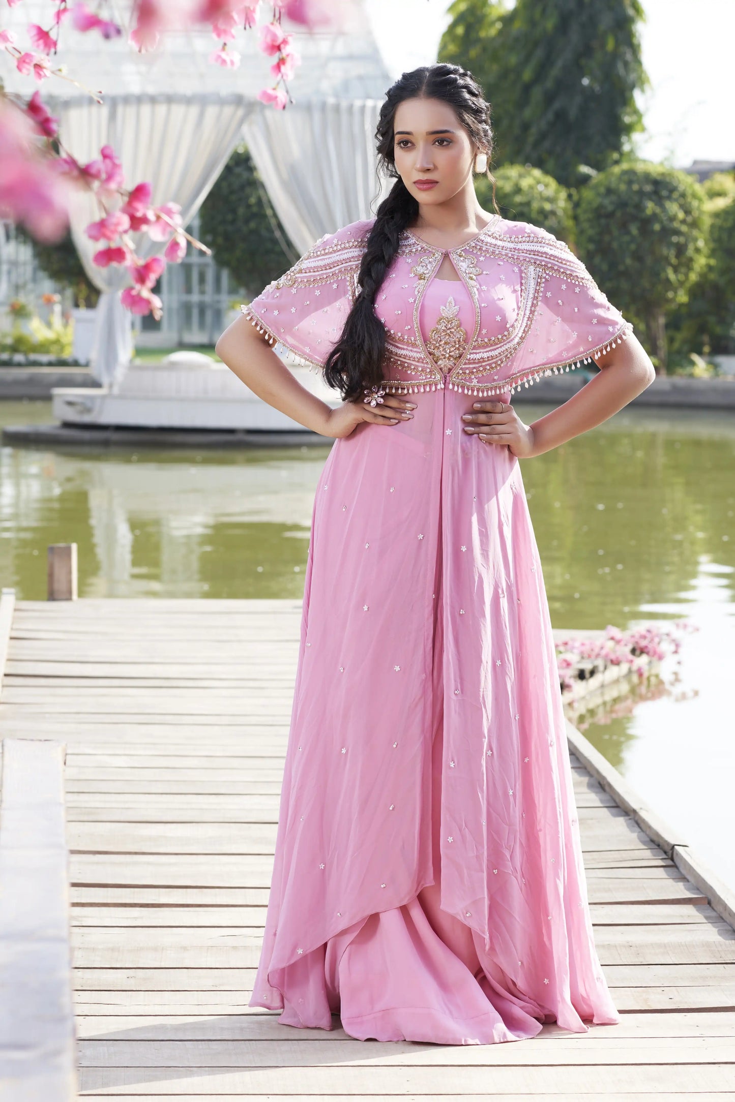 Glitter Dhoti Skirt