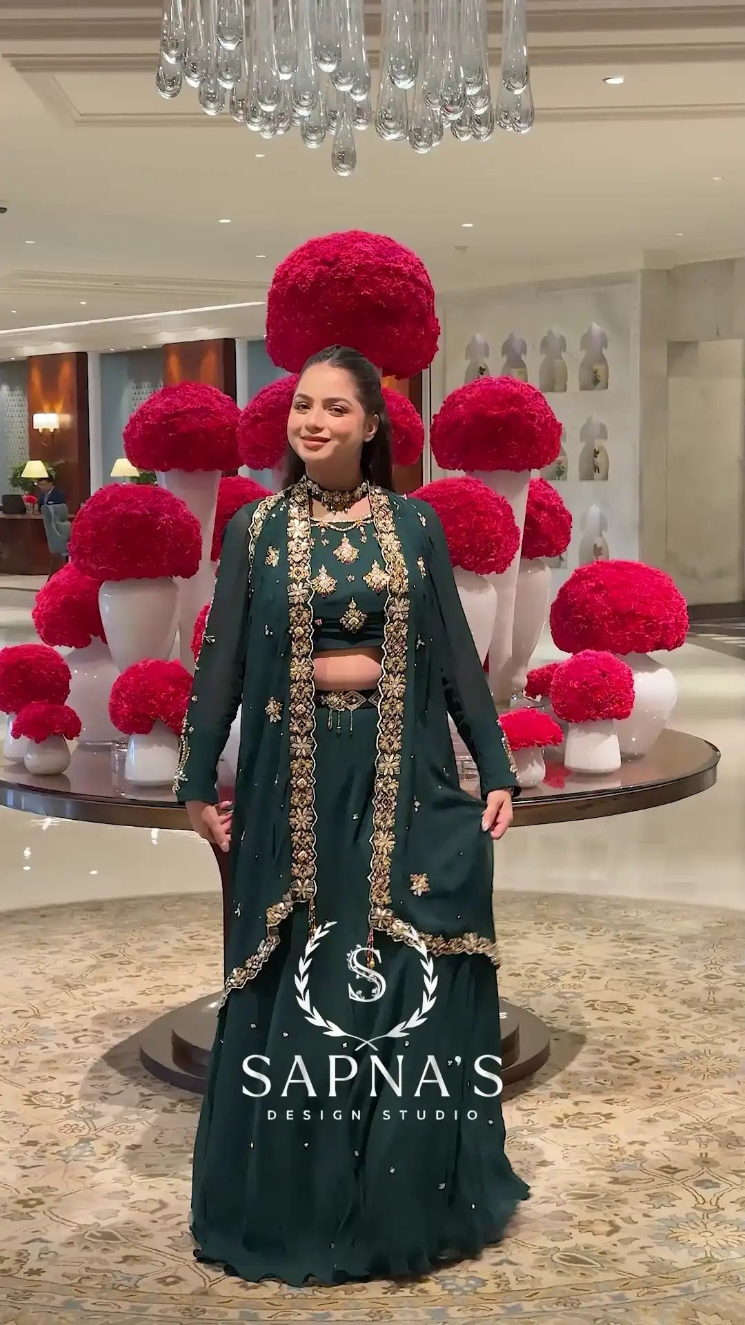 Kundan Mogra Lehenga