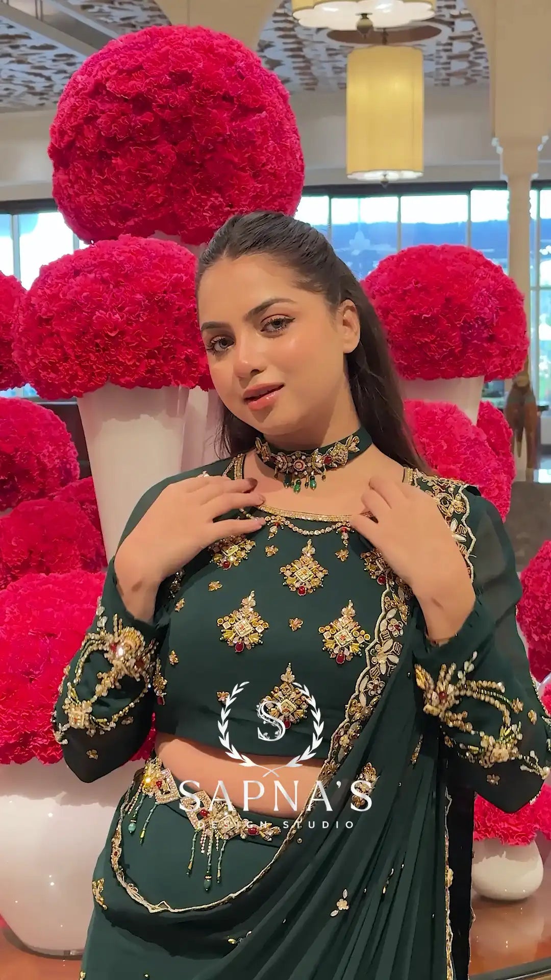 Kundan Mogra Lehenga