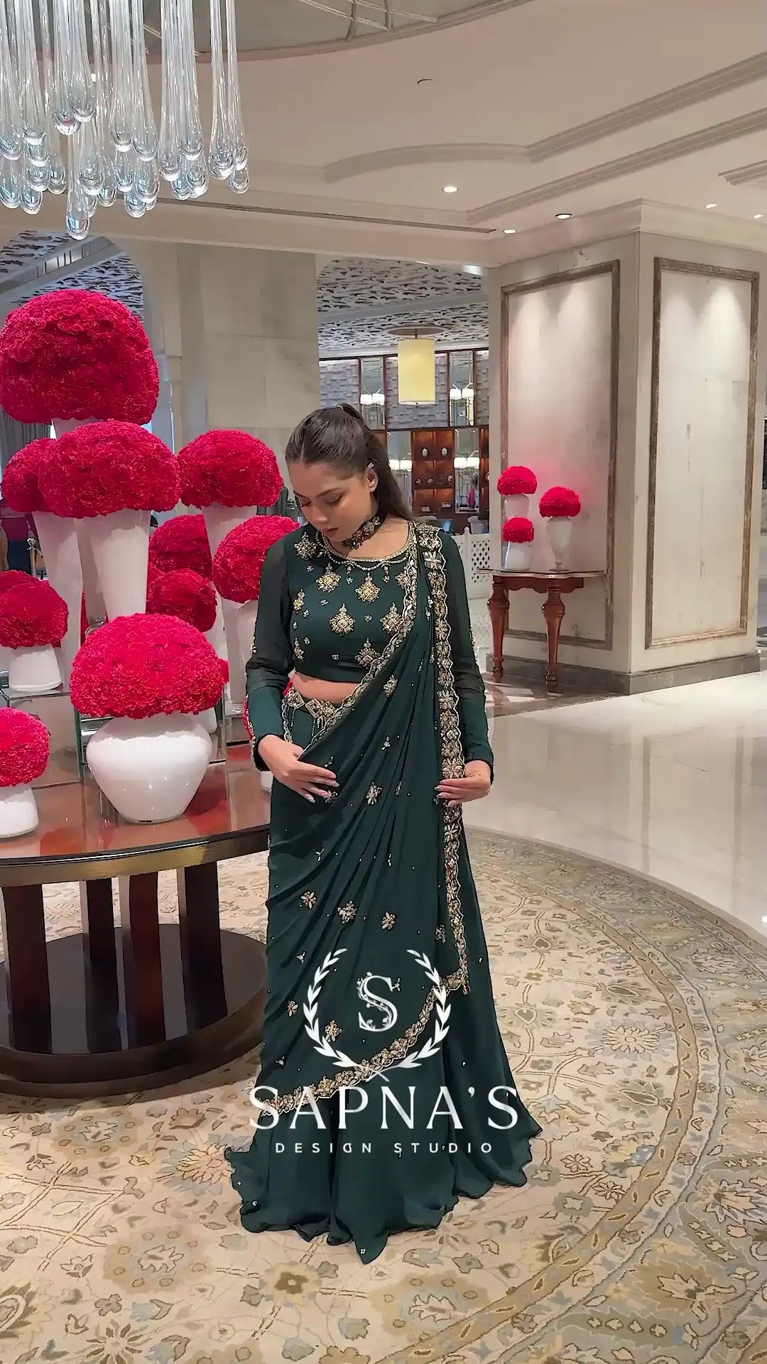 Kundan Mogra Lehenga