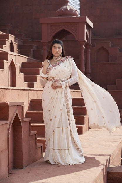 Pink Empress Saree