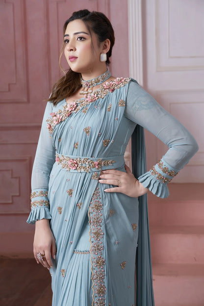 Pink Empress Saree