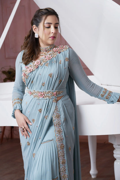Pink Empress Saree