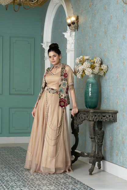 Rose Gold Lehenga