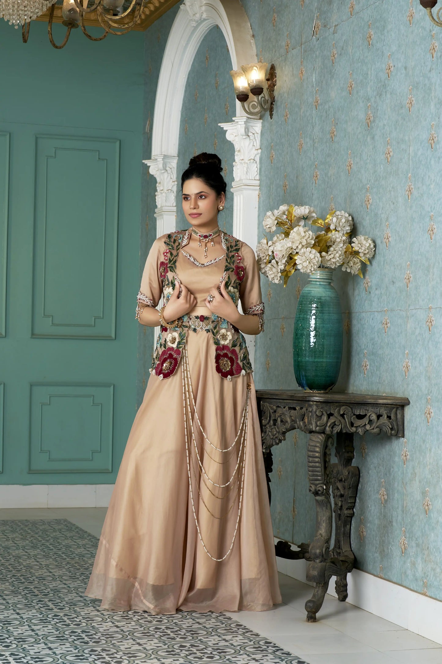 Rose Gold Lehenga