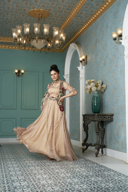Rose Gold Lehenga