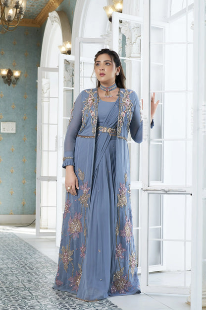 Tissue Gothic Saree