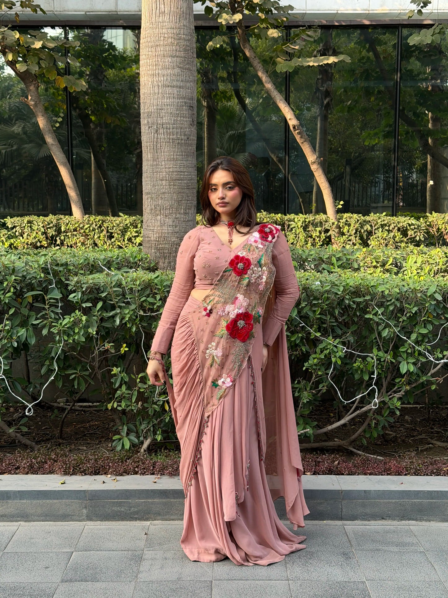 Velvet Vintage Saree