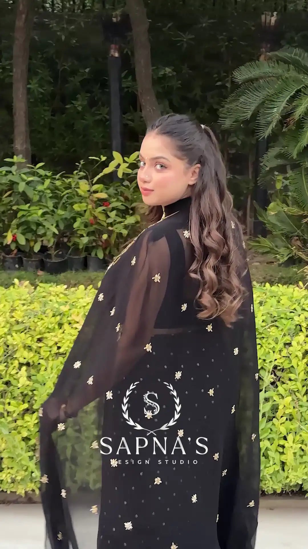 Victorian Cape Lehenga