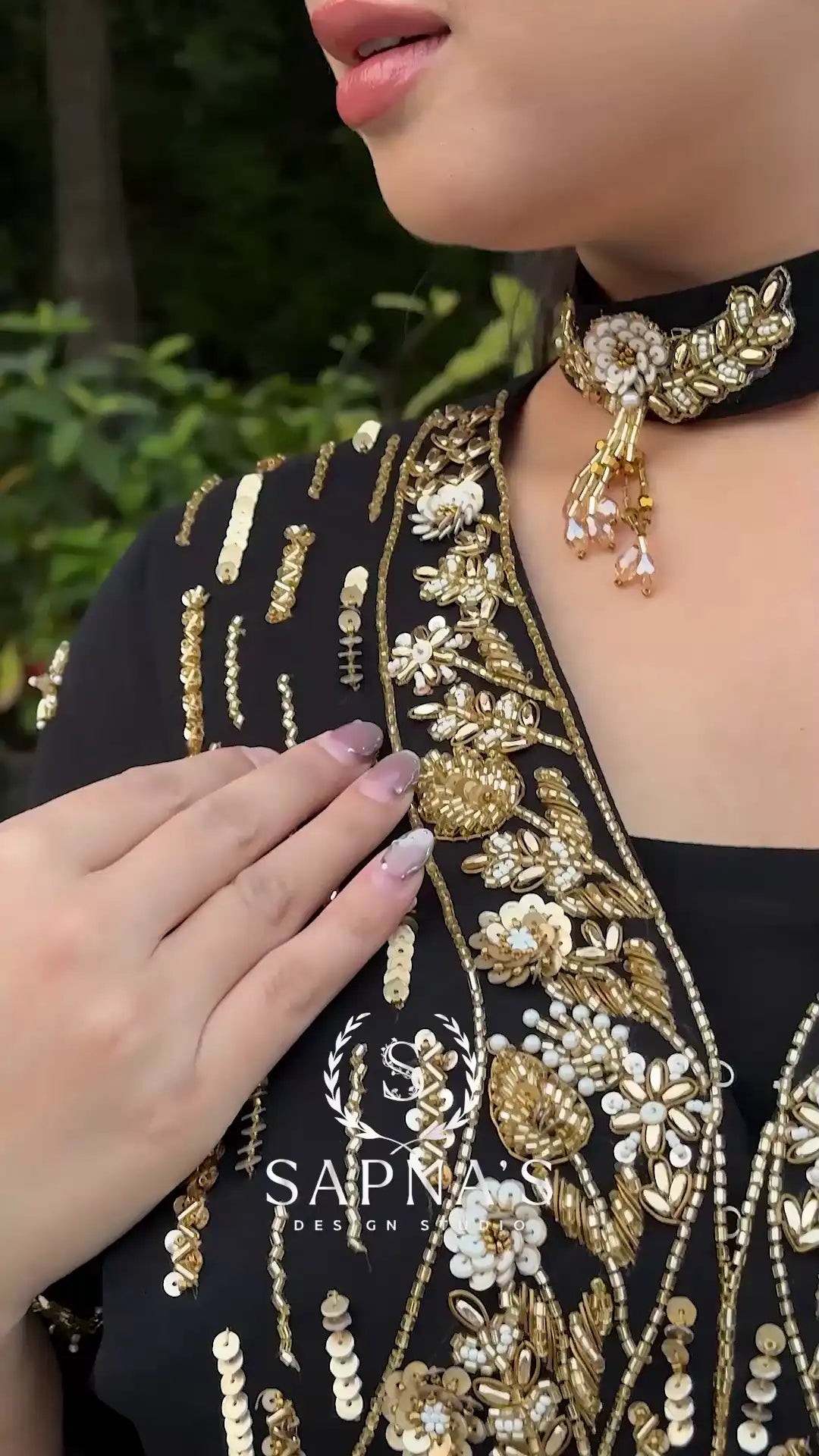 Victorian Cape Lehenga