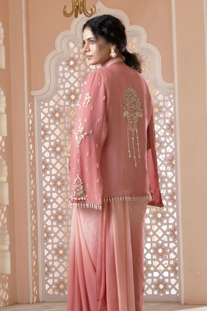 Victorian Shaded Saree