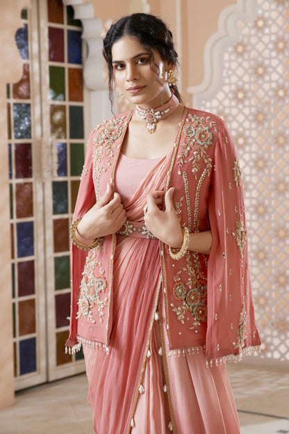 Victorian Shaded Saree