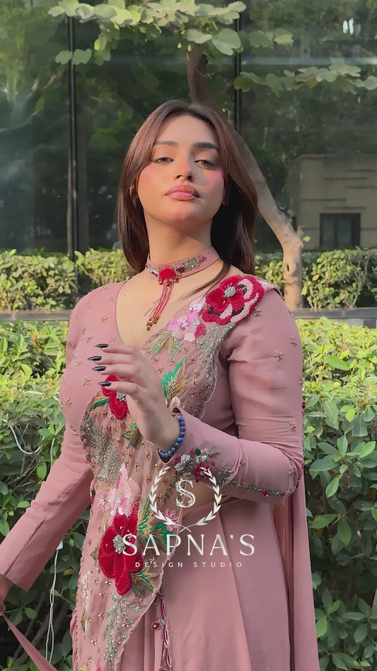 Velvet Vintage Saree