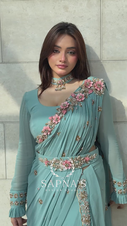 Pink Empress Saree