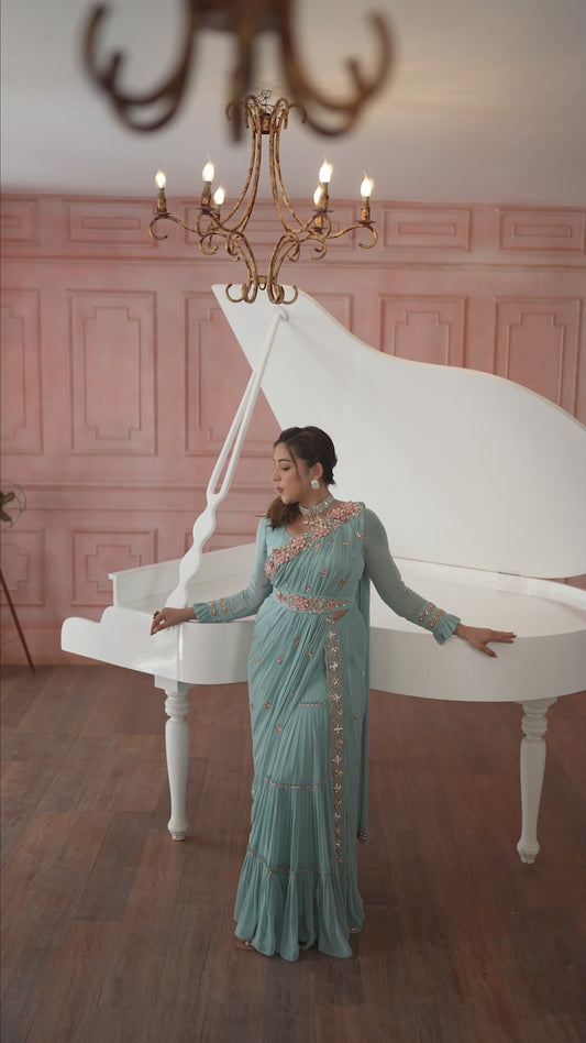 Pink Empress Saree